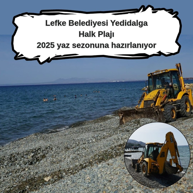 YEDİDALGA HALK PLAJI AÇILDI
