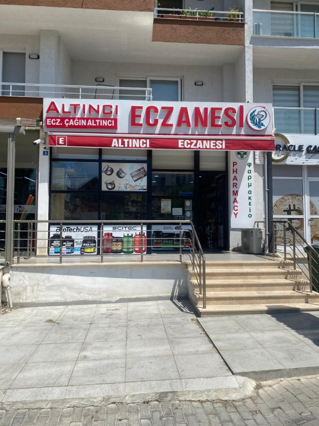 ALTINCI ECZANESİ Şehit Necdet Levent Sokak no:4 iletişim :0392 727 8500  - 0548 889 17 07